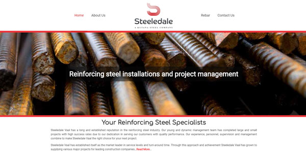 Steel Reinforcement Company in Gauteng - Steeledale Vaal